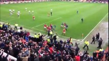 Amazing Celebration After Daniel Pinillos' 94th Minute Equalizer vs Derby!