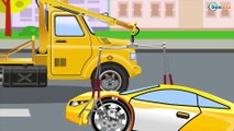 Carros de Carreras. Un SUV y Lavado de Coches. Dibujos animados de COCHES infantiles. Camiónes
