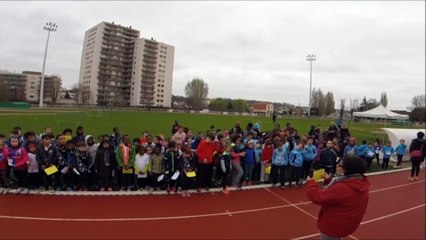 Animation Cachan 18/03/2017 Rassemblement avant les épreuves