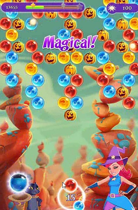 Bubble Witch Saga 3 - FASE 246 - LEVEL 246