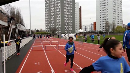 Animation Cachan 18/03/2017 Poussins/Poussines 50m/50m Haies