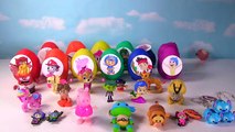 Enorme 60 Huevos Sorpresa de Juguete Limo y Play Doh PJ Máscaras, la Pata de la Patrulla, Peppa Pig, Frozen Elsa,