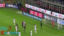 اهداف مباراه ميلان 1-0 جنوى الدوري الايطالي 18-3-2017