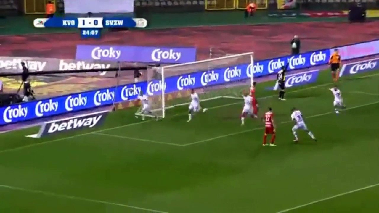 Timothy Derijck Fantastic Free Kick Goal - Oostende vs SV Zulte Waregem  1-1  Belgium Cup Final 18.03.2017 (HD)