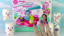 Magic Marshmallow Stuffer Machine! Making Sweet Stuff with Sprinkles Frosting Cookies & Ca