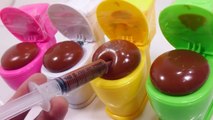 Wheels On The Bus | DIY How To Make Colors Toilet Chocolate Poop Slime Glue Syringe Water