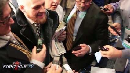Conor Mcgregor -I'm gonna stop floyd! The world is gonna eat their words! I am boxing!