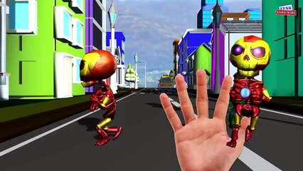 Hulk Dinosaur Finger family 3d Animation - Colors captain America Nursery rhymes for Kids