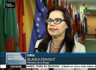 Eekhout: Venezuela garantiza la participación política de las mujeres