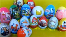 Surprise Eggs - Best of Surprise Eggs Kinder Surprise Play Doh Disney Frozen Cars Peppa Pi