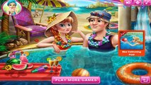 Anna Pool Celebration - Frozen Games - Frozen Anna and Kristoff Pool Party Game for Girls