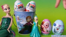 Disney Frozen Surprise eggs Princess Anna and Elsa Kinder Surprise eggs