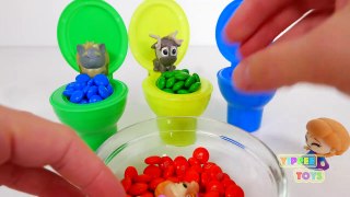 Toilet Candy and Frozen Surprise Toys for Kids! Learn Colors Compilation Vide