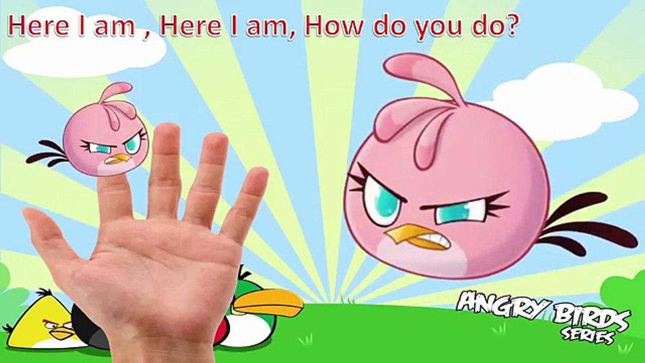 Angry Birds Finger Family Song Nursery Rhyme Kids Angrybirds Baby Songs