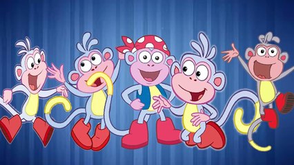 Monkeys Finger Family Song | Abu, George, Rafiki, Boots | Apes Nursery Rhymes for kids