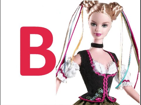 ABCDEFGHIJKLMNOPQRSTUVWXYZ song french alphabet en francais chanson ABC BARBIE song and le