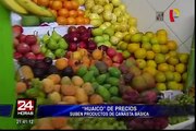 Se incrementan precios de alimentos tras caída de huaicos