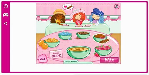 cooking game video-Strawberry Shortcake Berrylicious Bake Off