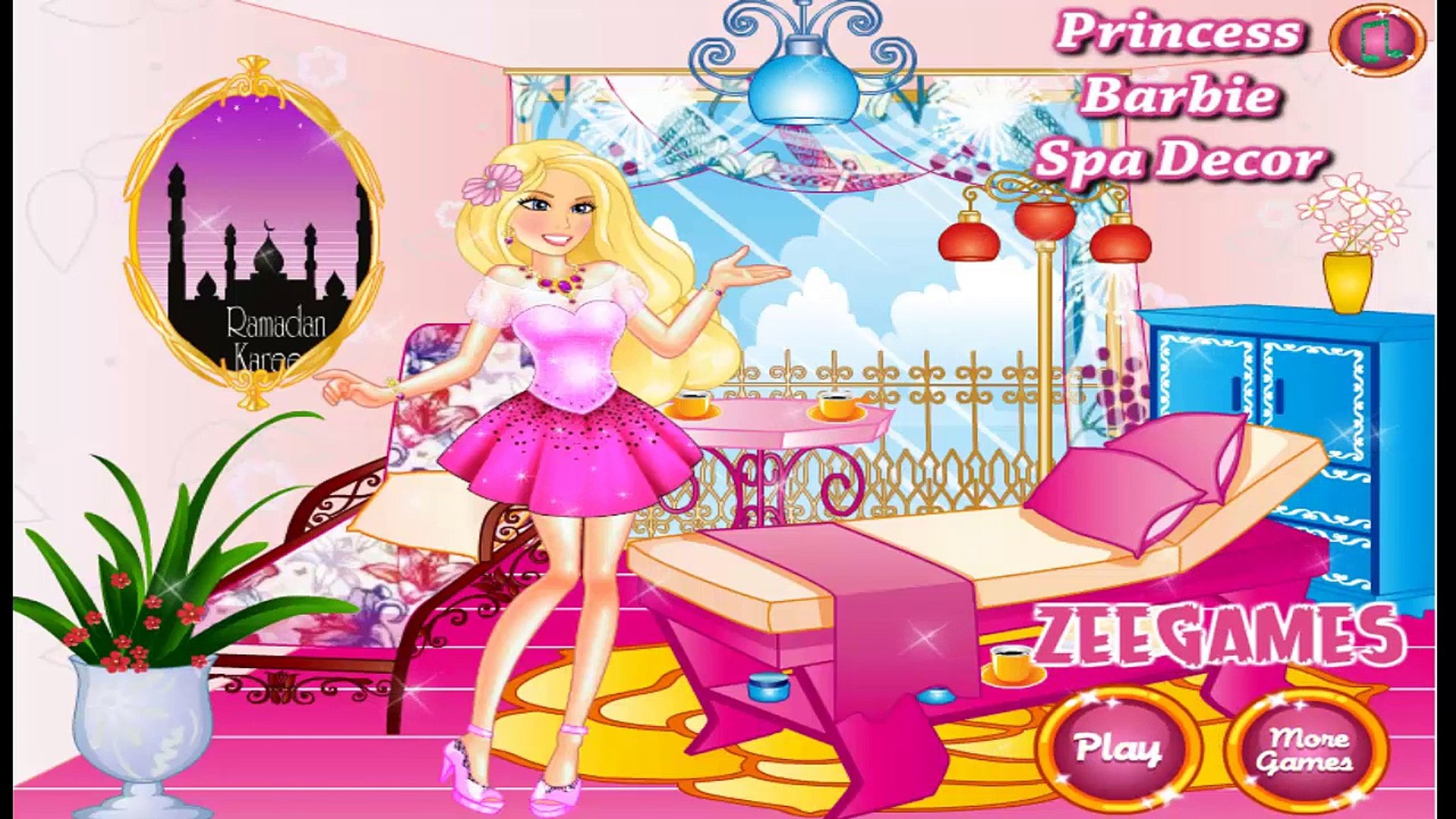 barbie spa games