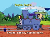 Engine Number Nine - English Nursery Rhymes - Cartoon Animated Rhymes For Kids