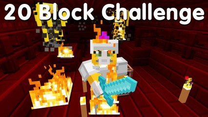 Minecraft PS4 - 20 Block Challenge - Into The Nether (22)