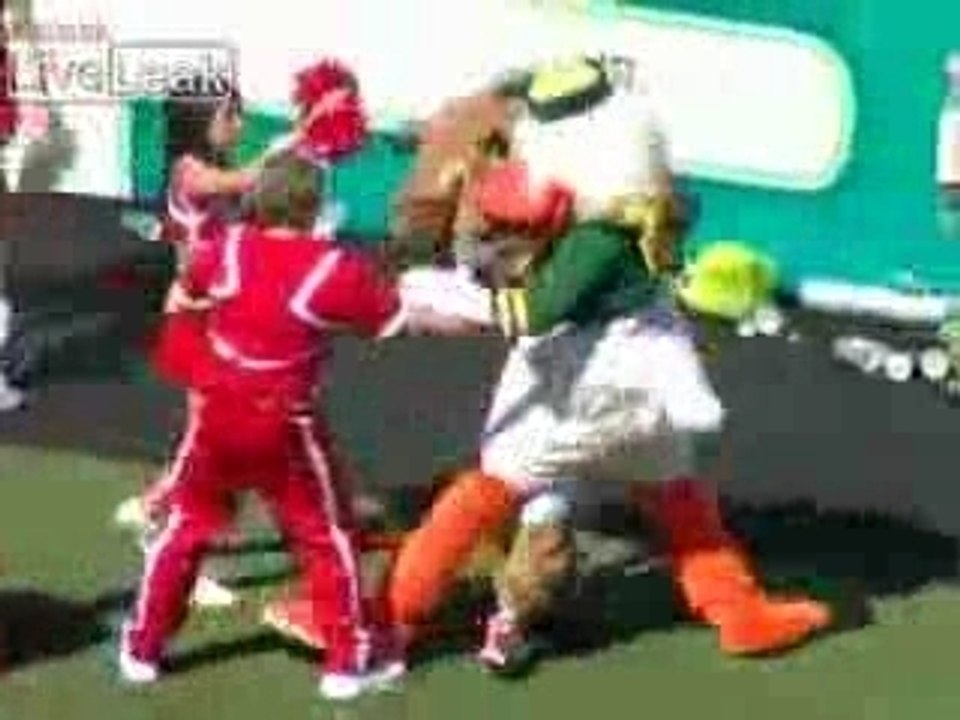 Bagarre de mascottes