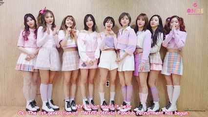 [ENG SUB] 170319 1ST GENERATION OF TWICE (트와이스) FAN CLUB MESSAGE