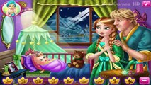 Frozen Princess Anna and Kristoff Baby Feeding - Disney Frozen Movie Cartoon Game for Kids