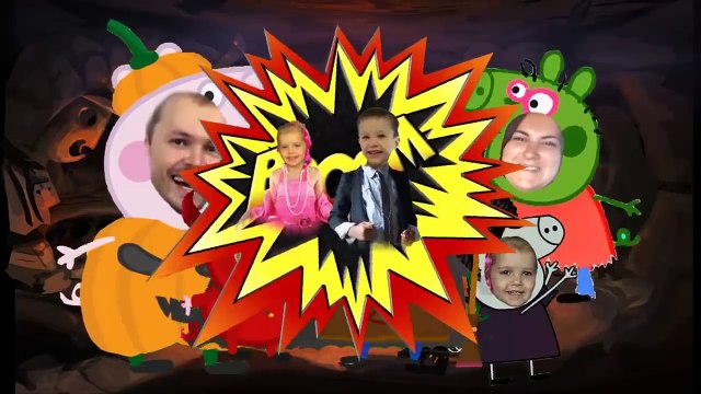 ДЛЯ ФУРШЕТА мисс кэти и мистер макс семья пальчиков свинка пеппа хэллоуин детей новая серия 2016 м