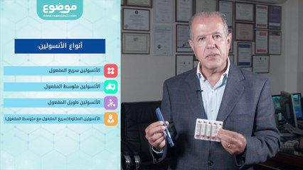 #موضوع: سلسلة أنواع الأنسولين ( المخلوط أو العكر)