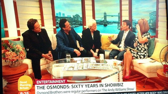 osmonds on good morning Britain 2017