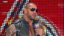 Raw  Batista reveals his motives to WrestleMania opponent