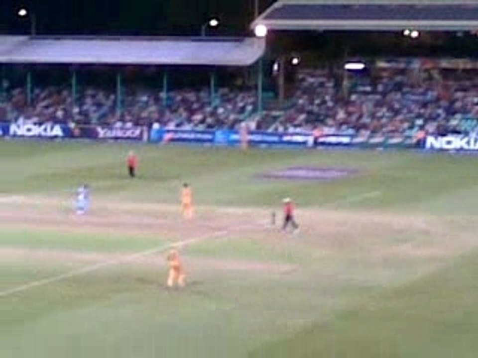 - From the stands