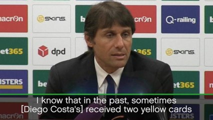 Descargar video: Chelsea's Conte pleased with Costa's discipline