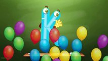 Little Baby Boy Balloons Popping Learning ABC Alphabets | Surprise Easter Eggs Finger Fami