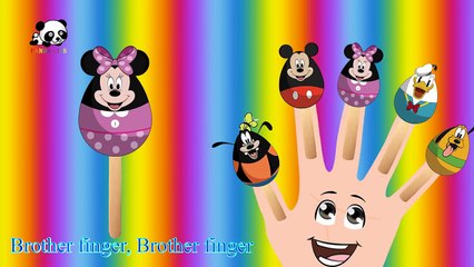 Little Babies Mickey Mouse Lollipop Finger Family Songs - Daddy Finger Family Nursery Rhym