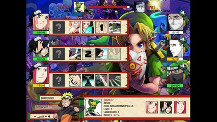 Naruto Arena Streak Team 6/9/16