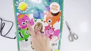 Craft Stuffed Dinosaur with crazy eyes ✂ Special for children DIY