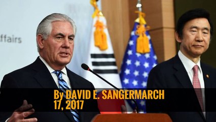 Rex Tillerson Rejects Talks With North Korea on Nuclear Program -