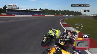 MotoGP15 Career Mode Gameplay - Moto2 - Silverstone Race - Part 32