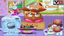 Pou Games - Pou Washing Clothes Games - Pou Games for Girls & Children