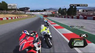 MotoGP15 Career Mode Gameplay - Moto2 - Catalunya Race - Part 27