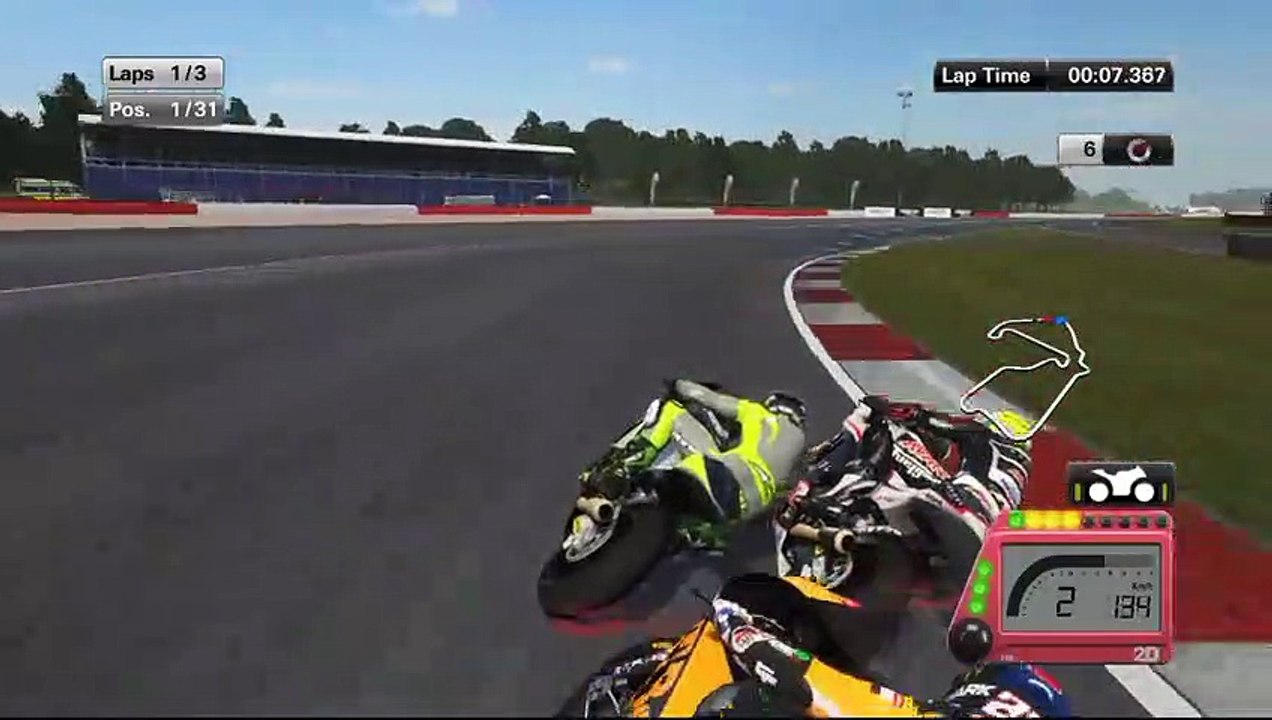MotoGP15 Career Mode Gameplay - Moto2 - Silverstone Race - Part 32