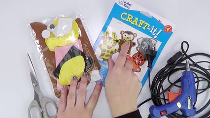 Craft Puppet monkey with crazy eyes ✂ Special for children DIY