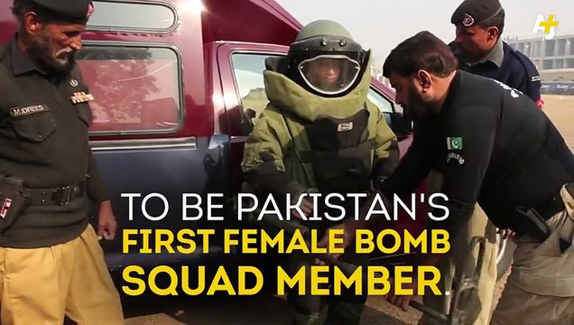 Pakistan's first female bomb-disposal officer, is breaking down gender barriers in the changing world of work for women