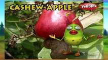 Cashew Apple Rhyme | Nursery Rhymes For Kids | Fruit Rhymes | Nursery Rhymes 3D Animation