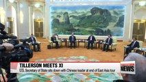 U.S. Secretary of State Rex Tillerson meets Chinese president to strengthen ties