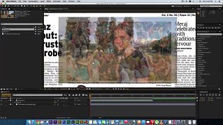 After Effects Tutorial - Video To Newspaper Effect