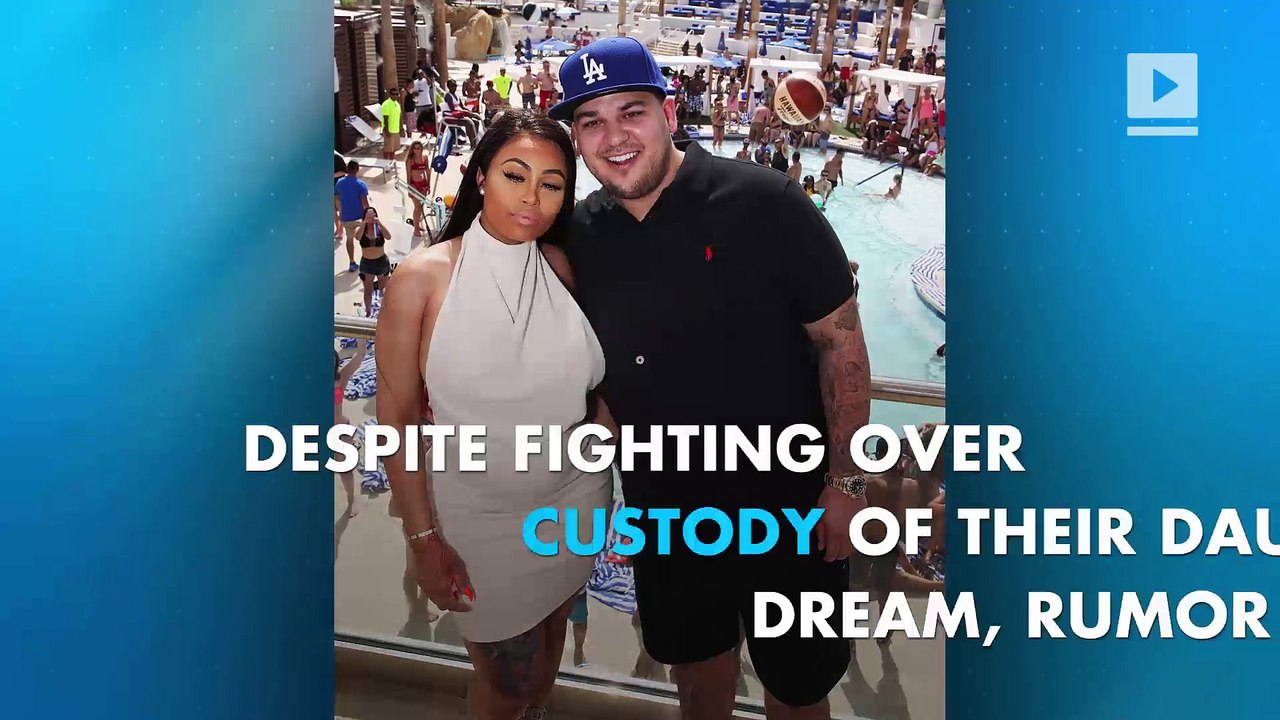 Blac Chyna and Rob Kardashian keep things 'civil' amid custody battle