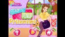 ☆Disney Pinup Princesses-Disney Princess Elsa,Rapunzel and Cinderella Dress Up Game For Ki